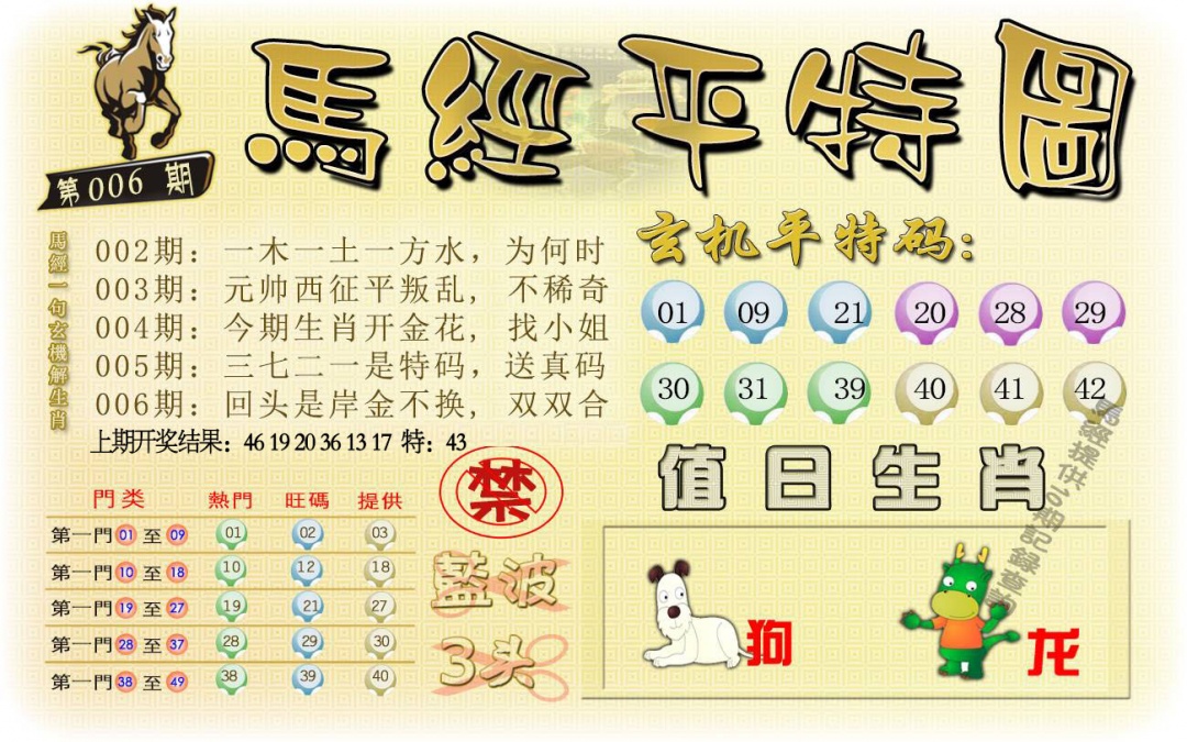 006期马经平特图[图]