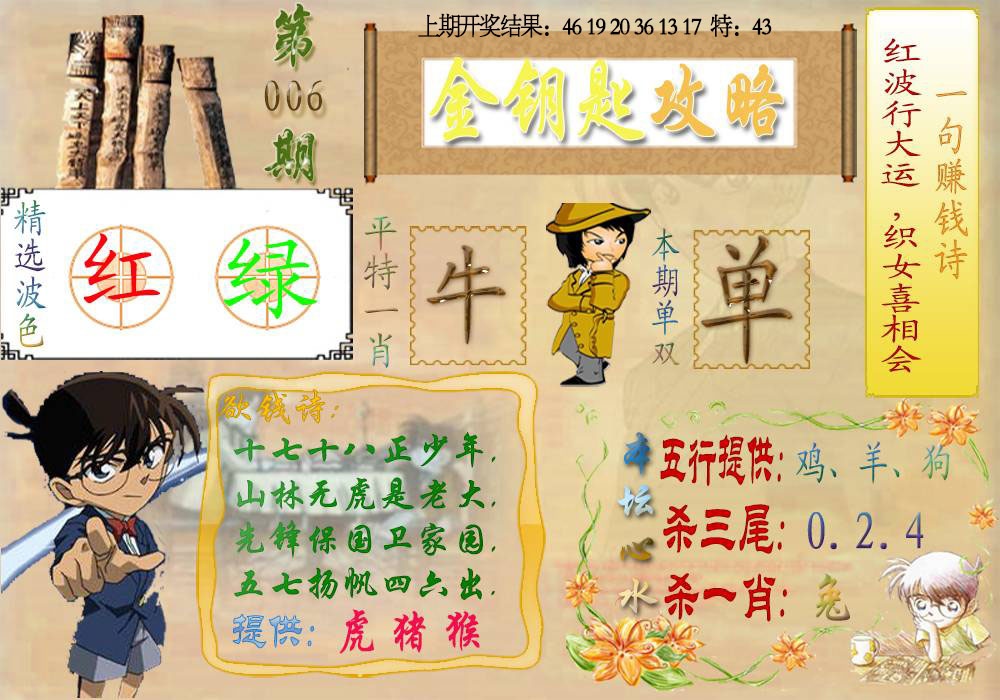 006期《金钥匙攻略》[图]