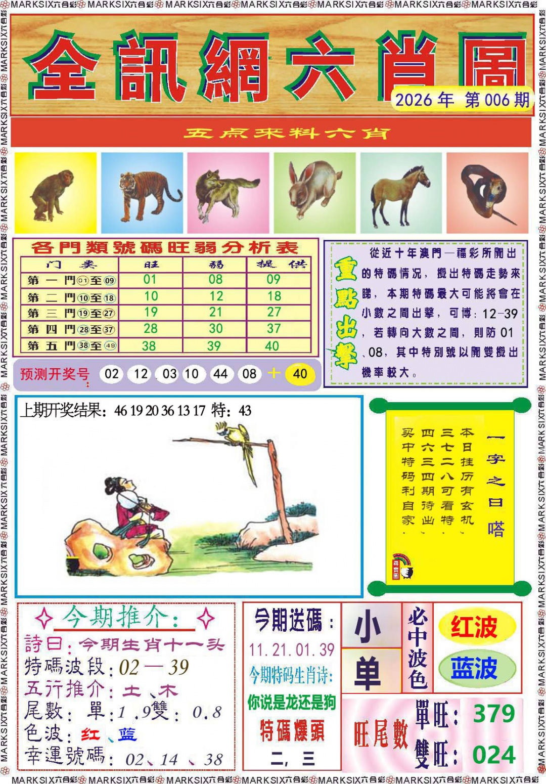 006期全讯网六肖图[图]