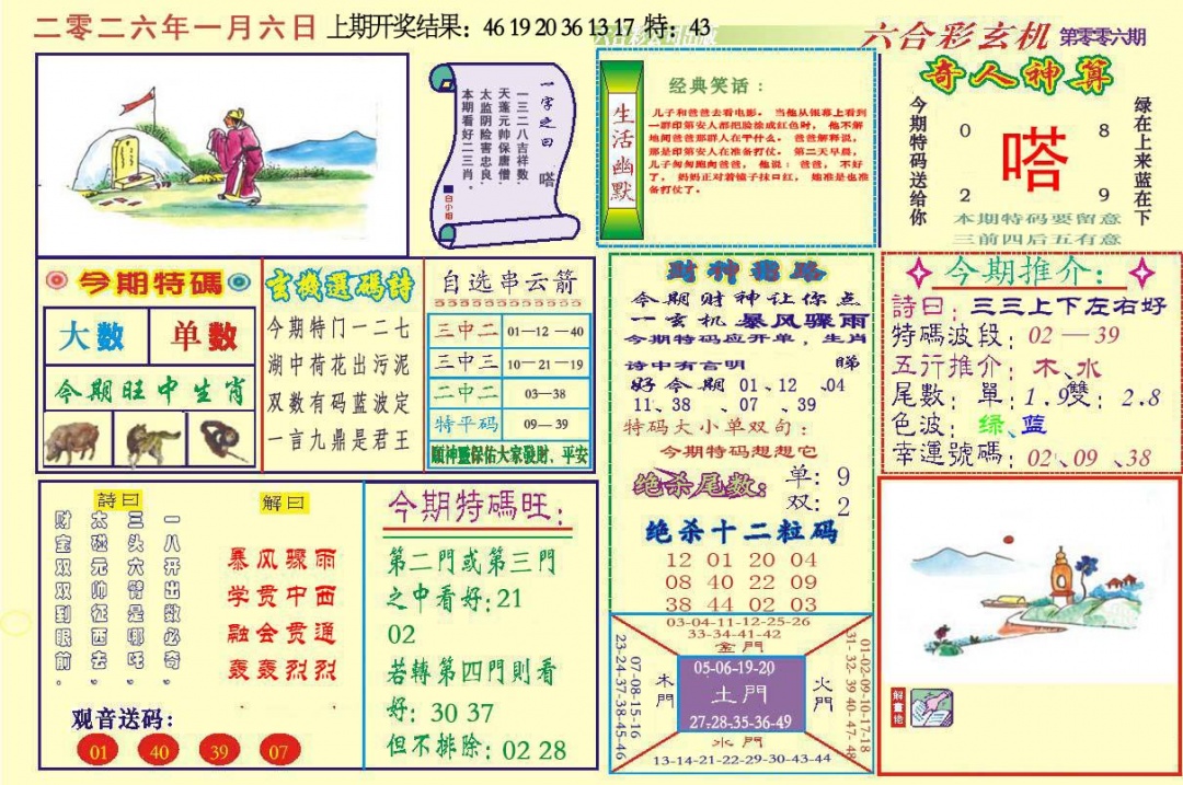 006期六合玄机[图]