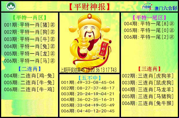006期平财神[图]