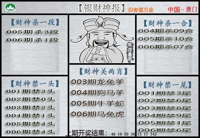 006期银财神[图]