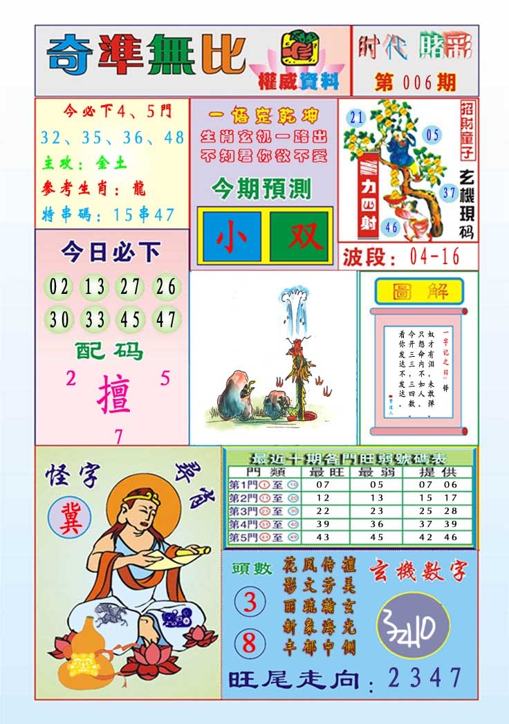 006期奇准无比[图]