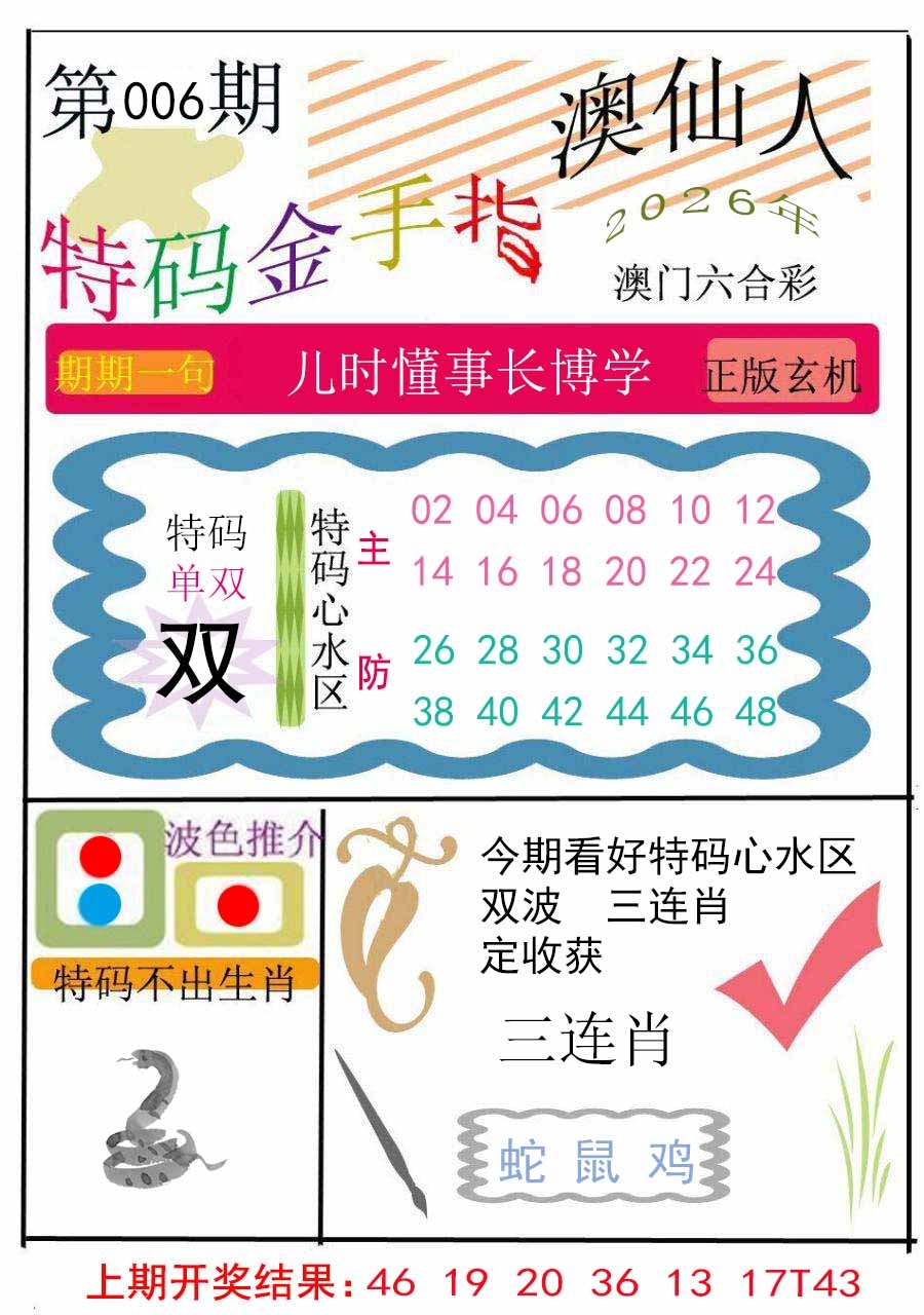 006期特码金手指[图]