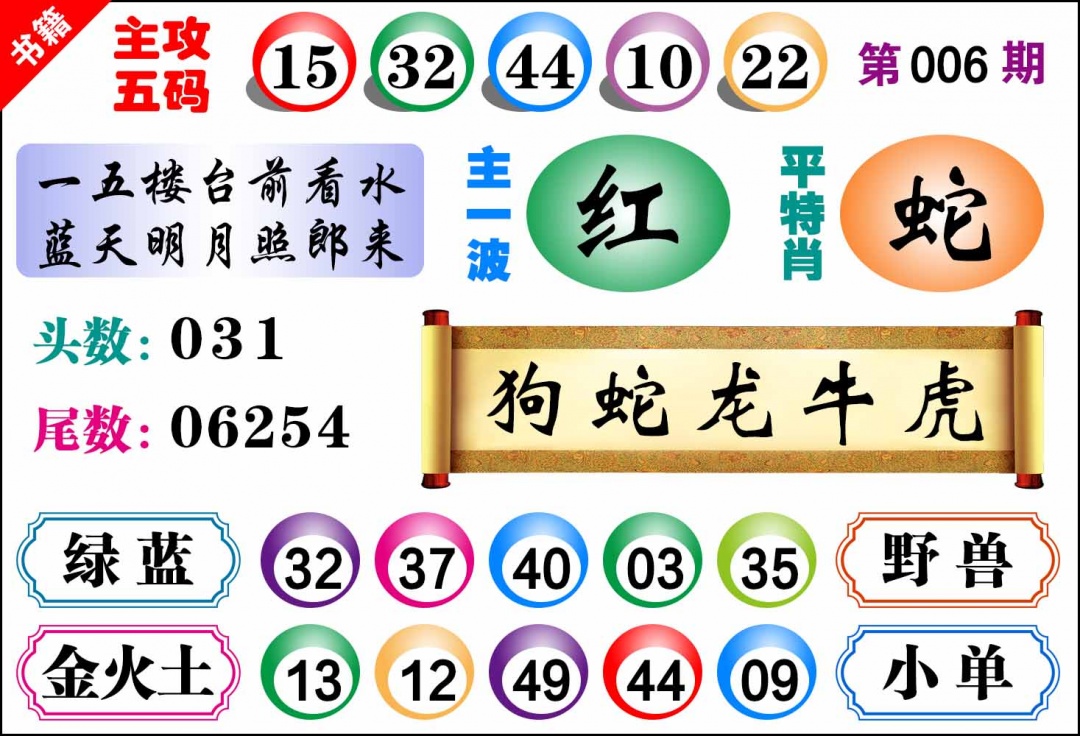 006期澳门主攻五码[图]