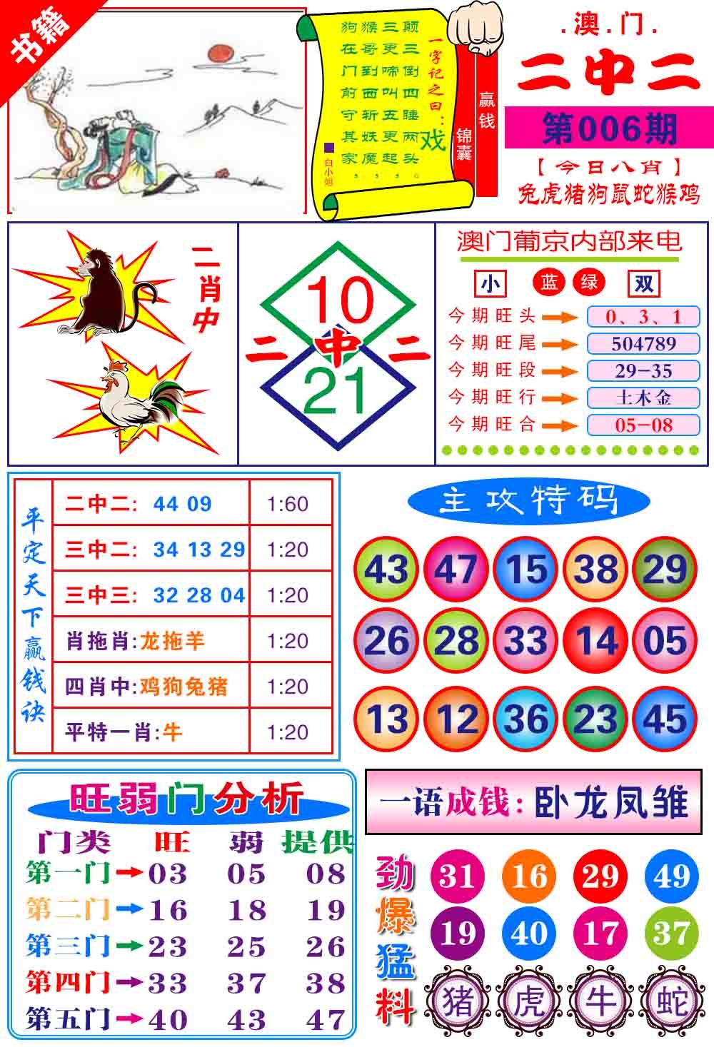 006期澳门平天下[图]