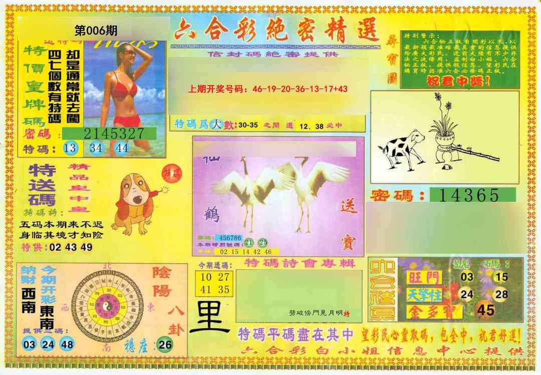 006期绝密精选A[图]