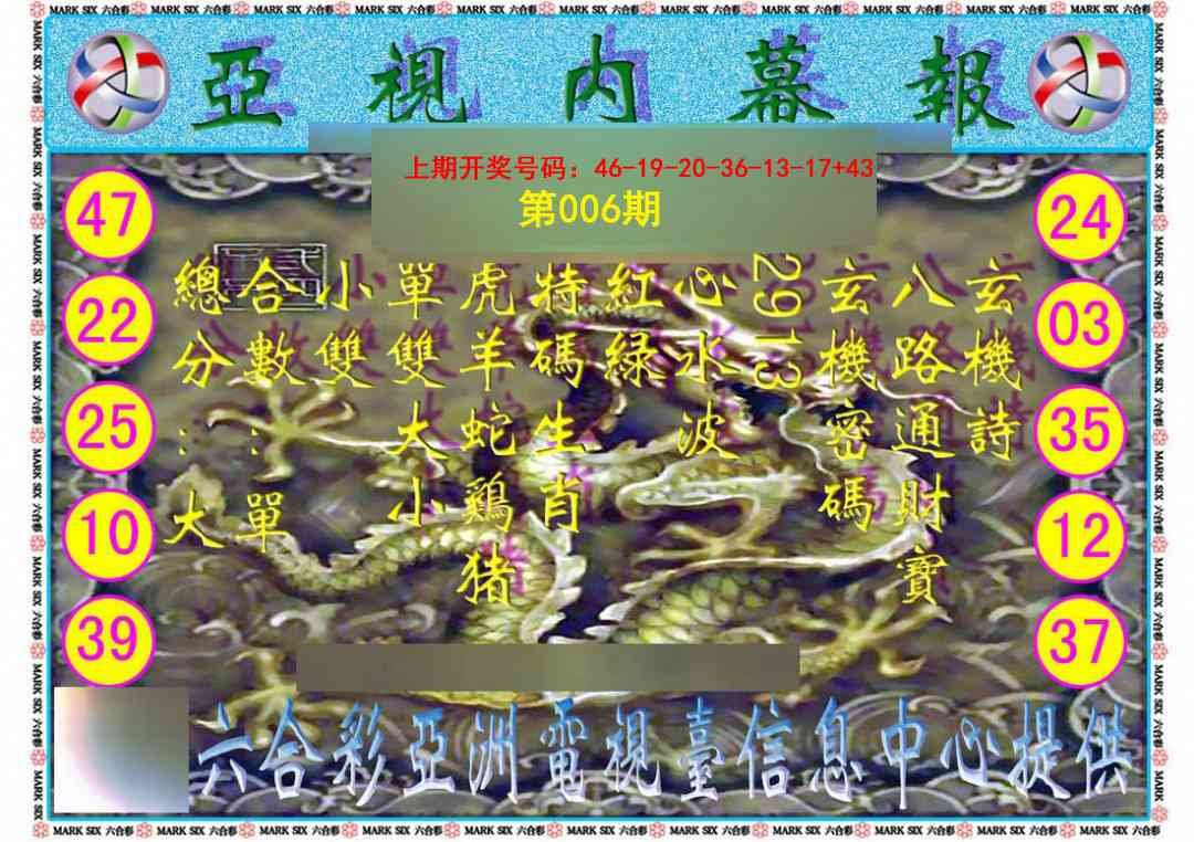 006期亚视内幕报[图]