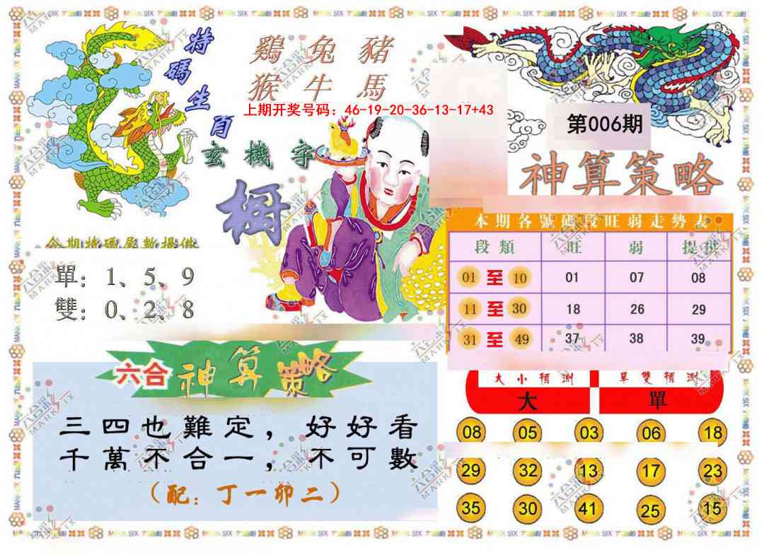006期神算策略[图]