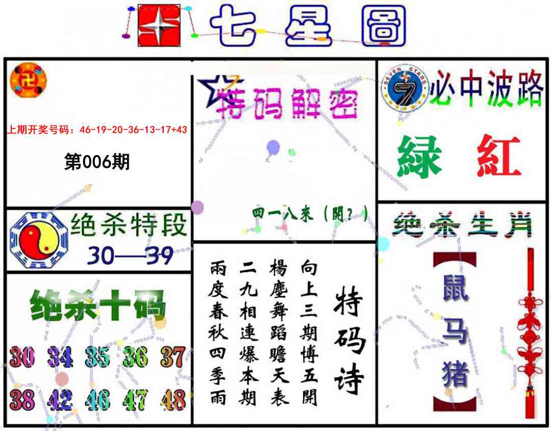 006期七星图A[图]