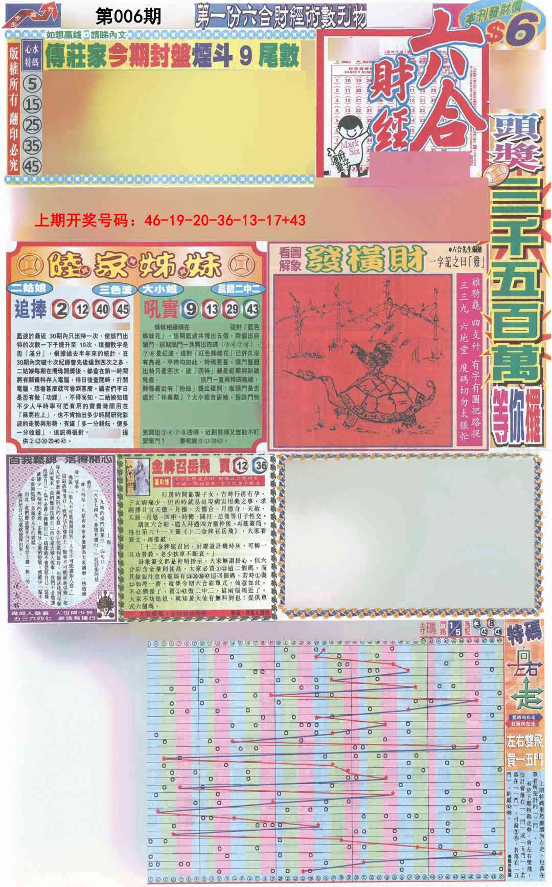 006期六合财经A加大版[图]