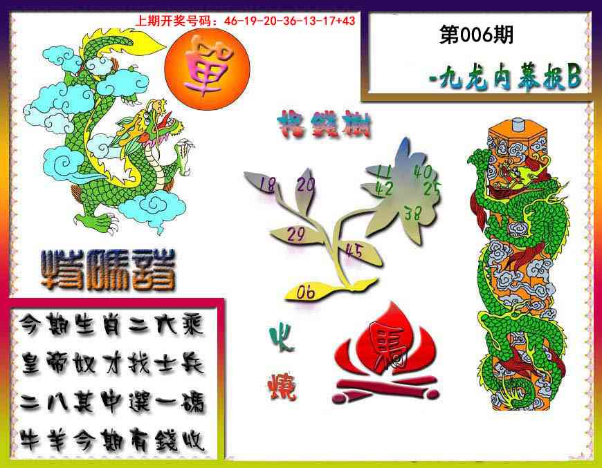 006期九龙内幕特肖图a[图]