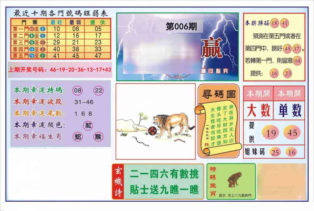 006期逢赌必羸[图]