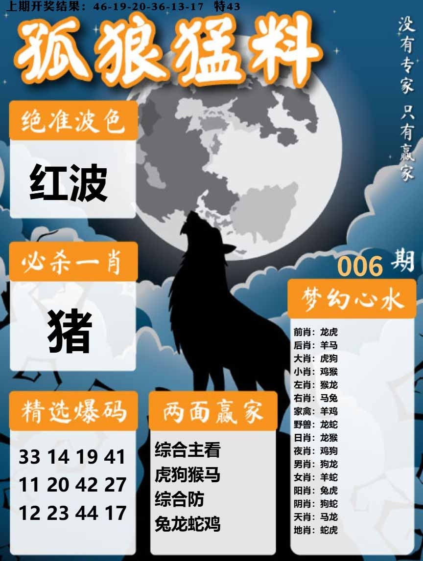 006期孤狼猛料[图]