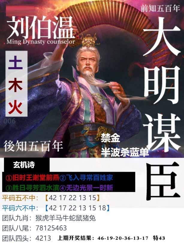 006期大明谋臣[图]